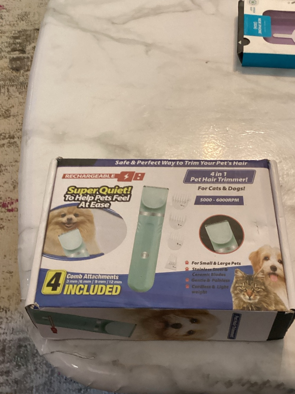 Pet Hair Trimmer for Small Pets - white